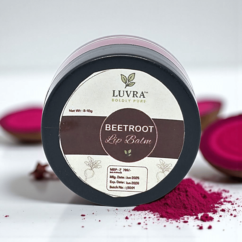 LUVRA Beetroot Lip Balm – Natural Tint & Care (10g) - Image 1